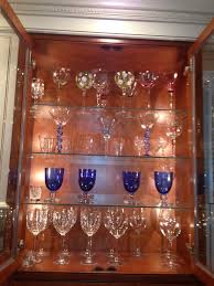 Wine Glass Cabinet With Lights