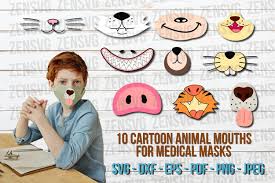 10 smiling cartoon mouths face