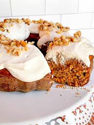 healthy carrot cake with cream cheese