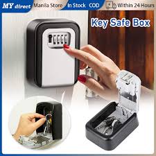 wall mount key safe box with 4 digit