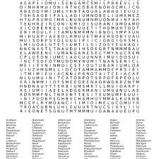 Hard add in backward words. Chemistry Elements Word Search Puzzles With Answers