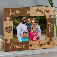 Family Personalized Puzzle Picture Frames