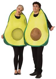 Rasta Imposta Avocado Couples 2 Piece Funny Costume Adult Mens Womens One Size