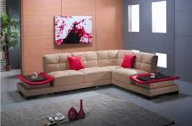 contemporary leather sectional sofa in