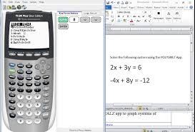 Ti 84 Tutorial Solving Systems Of