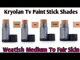 kryolan tv paint stick shades for