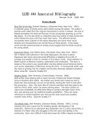 How to Write Annotated Bibliography Example Design Institute of San Diego