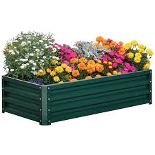 Outsunny 4 X 2 X 1 Raised Garden Bed