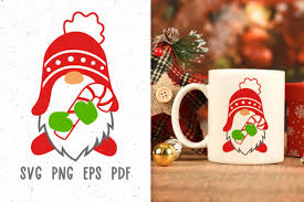 Christmas Mug Design With Gnome Svg Graphic By Greenwolf Art Creative Fabrica