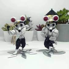 2pc Kimetsu no Yaiba Demon Slayer Mukimuki Mouse Uzui Tengen Muscle Mouse  Figure | eBay