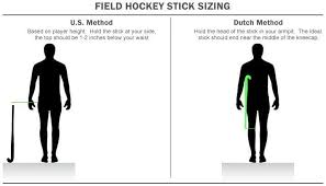 field hockey stick sizing guide