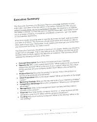 Executive Summary Template 2 More One Page Business Example