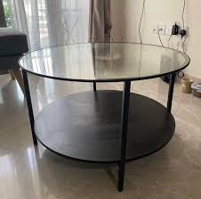 Ikea Round Coffee Table Glass