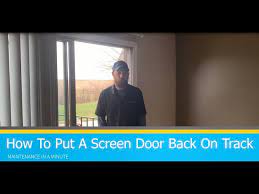 Screen Door Back On Track