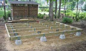 build a shed foundation with deck blocks