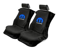 Front Car Seat Covers With Mopar Logo