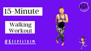 15 minute walking workout with kim