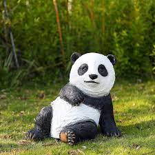 Panda Garden Statues Set Panda Animal