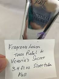 secret tease rebel fragrance lotion