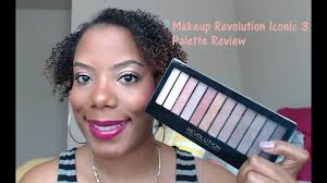 review makeup revolution iconic 3