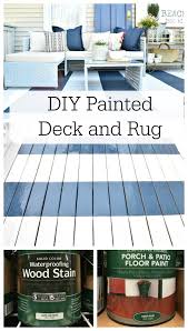 Diy Painted Deck And Decor Nesting