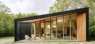 a prefab holiday house with