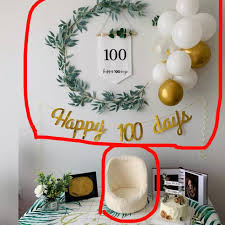 baby 100 days decoration happy 100