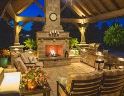 outdoor fireplace pictures gallery