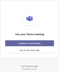 join a meeting without an account in