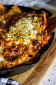 italian sausage skillet lasagna the