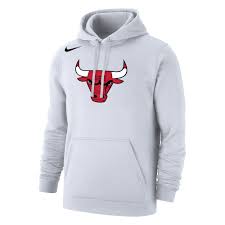 Mitchell & ness women's chicago bulls red funnel neck pullover hoodie. Chicago Bulls Nike Classic Primary Logo Hoodie Madhouse Team Store