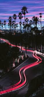 cool dark road at night 4k phone wallpaper