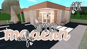 Bloxburg cafe and it's workers are protected by the fbi, cia, and the secret service. Summer Modern Cafe Bloxburg Cafe Build Youtube