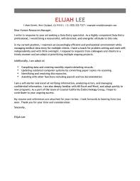 Best Data Entry Cover Letter Examples Livecareer