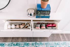 Small Entryway Makeover With Ikea Shoe