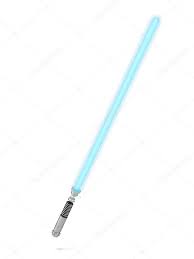 blue lightsaber stock photo by