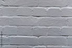 Exterior Brick Wall Painted Off White