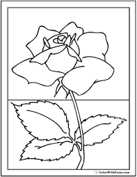 (based on keywords) color this wolf woman and all the roses and feathers that surround her. 73 Rose Coloring Pages Free Digital Coloring Pages For Kids