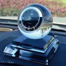 crystal ball with clock car perfume