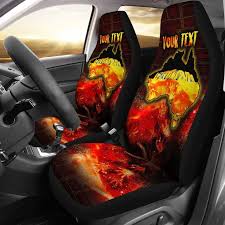 Aboriginal Personalised Car Seat Cover