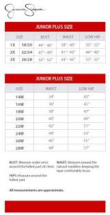 Brand Name Plus Size Charts