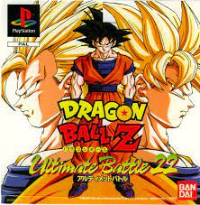 Players choose from on of 22 characters (not including the secret ones) and fight in story, versus, tournament and power battle modes. Dragon Ball Z Ultimate Battle 22 Pal Front
