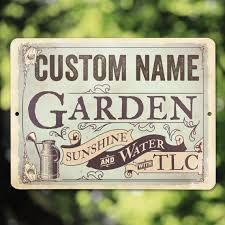 Sign Mothers Day Gift Metal Garden Sign