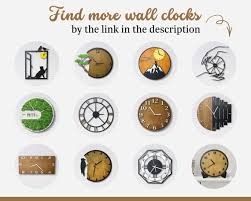 Wooden Luxury Wall Clock With Hunter