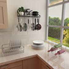 Wall Mounted Kitchen Organiser Rack