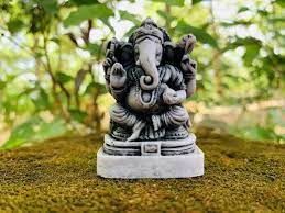 small lord ganesha statue hand carved