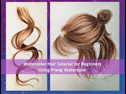 hair watercolor for beginners sd