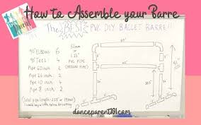how to make a diy home pvc ballet barre