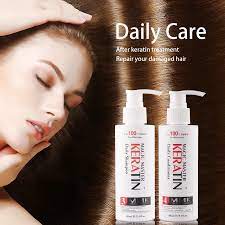 The formula includes amino acids, biotin, and niacinamide to strengthen and and repair. 150ml Mini After Mmk Keratin Treatment Daily Shampoo And 150ml Conditioner Dry Damaged Hair Hair Scalp Treatments Aliexpress