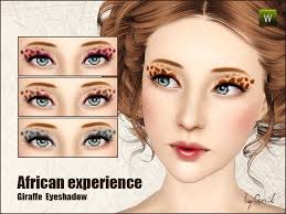 african experience giraffe eyeshadow